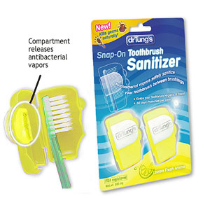 drTungs Snap-On Toothbrush Sanitizer