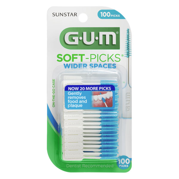 GUM Soft-Picks for Wider Spaces - SKU 6346 - 100ct
